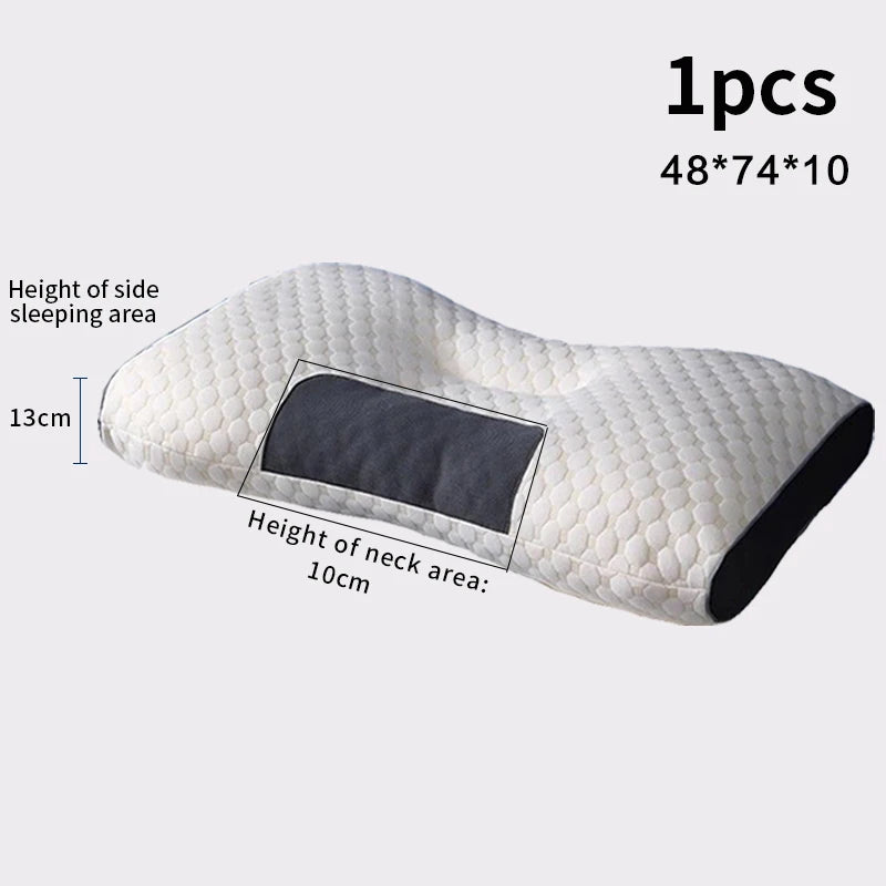 Oreiller cervical pour aider à dormir et protéger le cou, orthopédique domestique en Fiber de soja, oreiller de Massage SPA pour dormir, nouveau