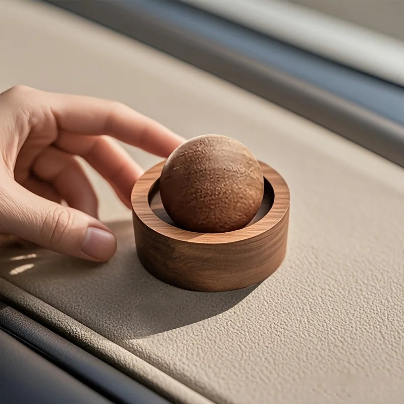 Diffuseur d'huiles essentielles pour voiture et maison – Mini diffuseur de parfum naturel mignon en bois adapté à la chambre à coucher, au salon et à la salle de bain