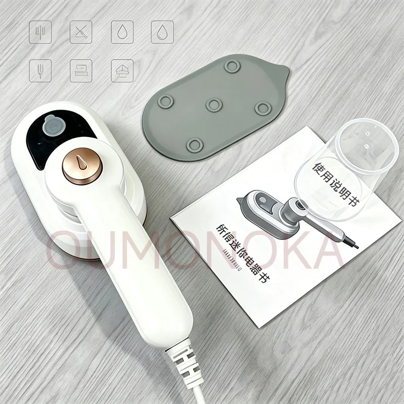 Défroisseur Vapeur Vertical Portable pour Vêtements et Maquillage – Mini Fer à Repasser de Voyage