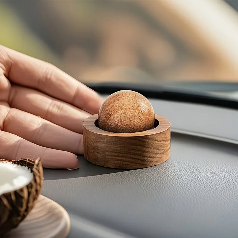 Diffuseur d'huiles essentielles pour voiture et maison – Mini diffuseur de parfum naturel mignon en bois adapté à la chambre à coucher, au salon et à la salle de bain