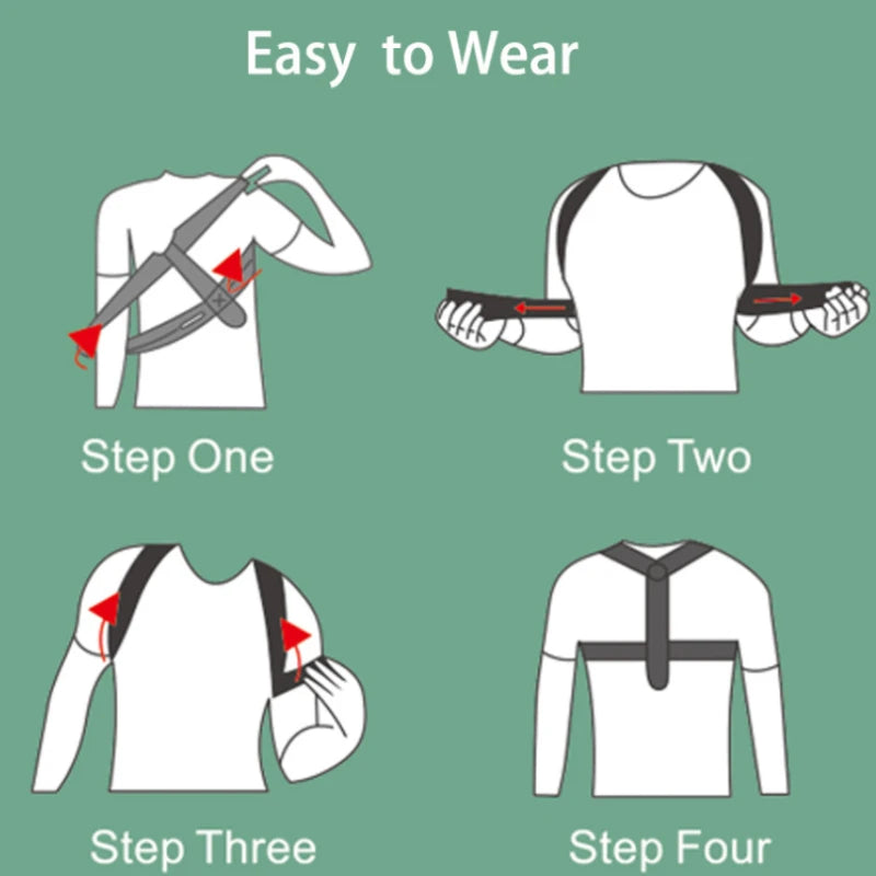 Ceinture de soutien de la clavicule et de la colonne vertébrale, soutien réglable de la posture initiée, remodelez votre corps, orthèse du cou, haut du dos, sport à domicile et au bureau