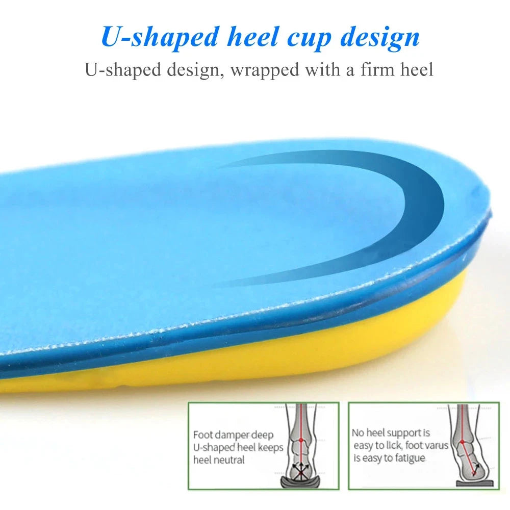 Semelles intérieures en gel de silicone pour le traitement des douleurs plantaires, de la fasciite et des épine calcanéenne, inserts de soutien du talon, coussinets rehausseurs pour chaussures