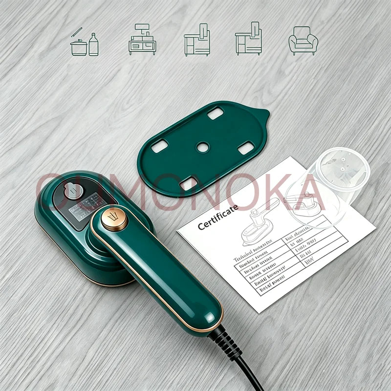 Défroisseur Vapeur Vertical Portable pour Vêtements et Maquillage – Mini Fer à Repasser de Voyage