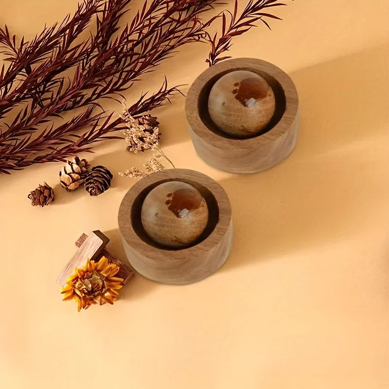 Diffuseur d'huiles essentielles pour voiture et maison – Mini diffuseur de parfum naturel mignon en bois adapté à la chambre à coucher, au salon et à la salle de bain