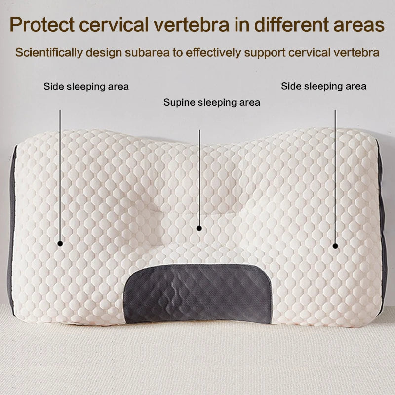 Oreiller cervical pour aider à dormir et protéger le cou, orthopédique domestique en Fiber de soja, oreiller de Massage SPA pour dormir, nouveau