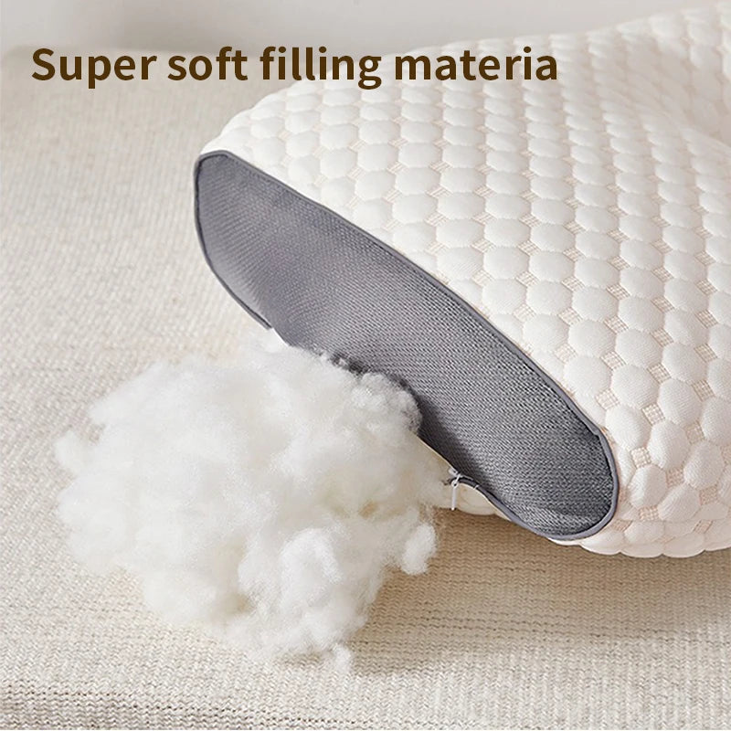 Oreiller cervical pour aider à dormir et protéger le cou, orthopédique domestique en Fiber de soja, oreiller de Massage SPA pour dormir, nouveau