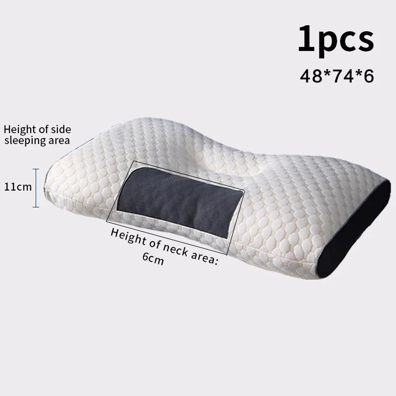 Oreiller cervical pour aider à dormir et protéger le cou, orthopédique domestique en Fiber de soja, oreiller de Massage SPA pour dormir, nouveau